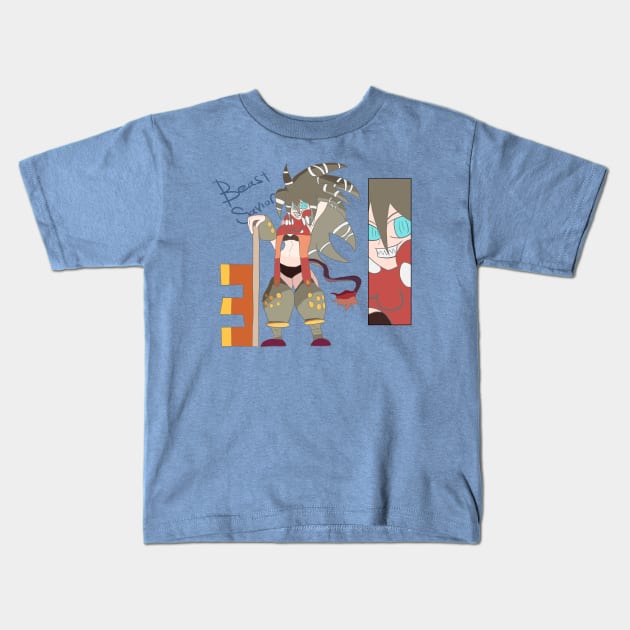 Beast Savior Kids T-Shirt by Prinny_Dood_emporium